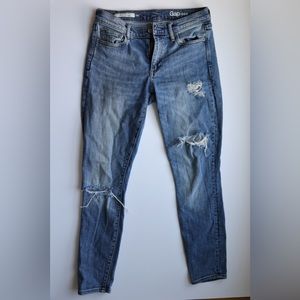 Gap Authentic Skinny Distressed Jeans size 26